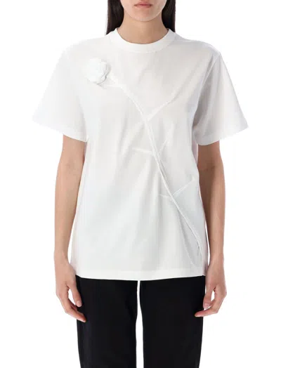 Coperni Rose T-shirt In White