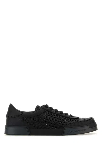 Dolce & Gabbana Dolce&gabbana Men Portofino Yacht Sneakers In Black