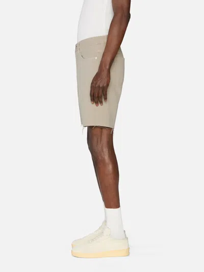 Frame Relaxed Shorts Raw Hem In Neutrals