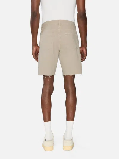 Frame Relaxed Shorts Raw Hem In Neutrals