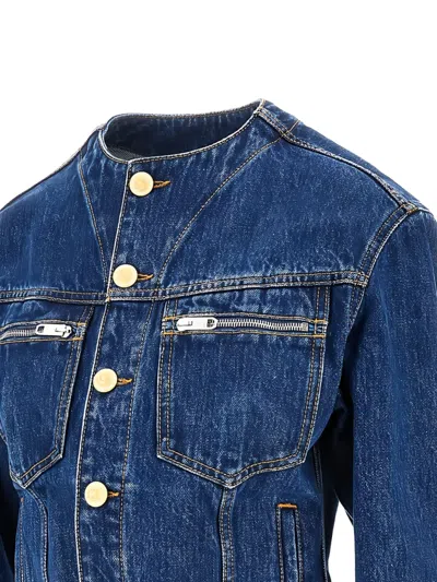 牛仔衬衫式夹克