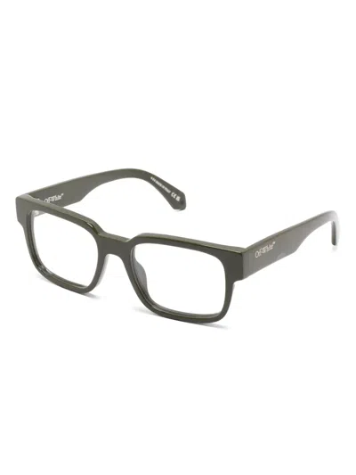 Off-white Square-frame Glasses In Gray