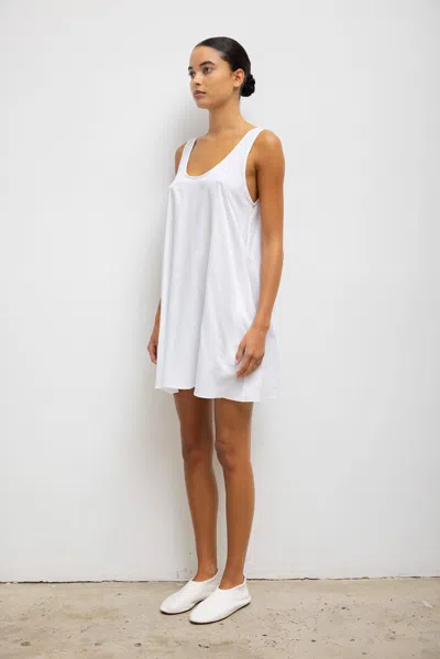 Leset Pre-order: Yoko Mini Tank Dress In White