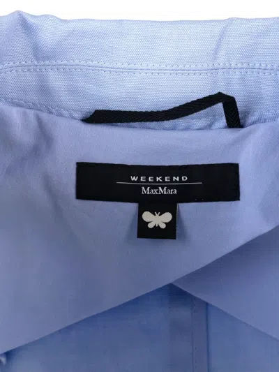 Weekend Max Mara Aletta Striped Single-breasted Blazer In Blue