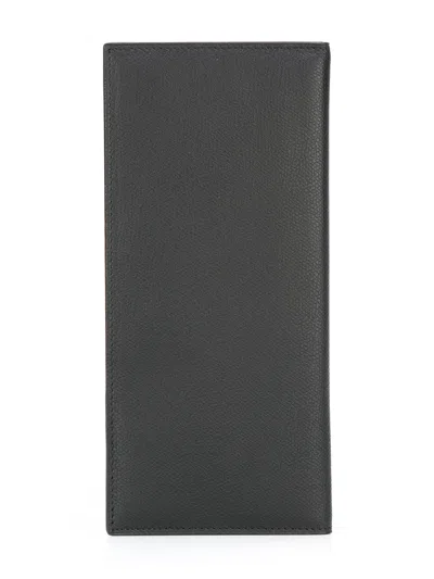 Valextra Document Holder In Black