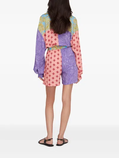 Donde Esteban Panelled Shirt In Red