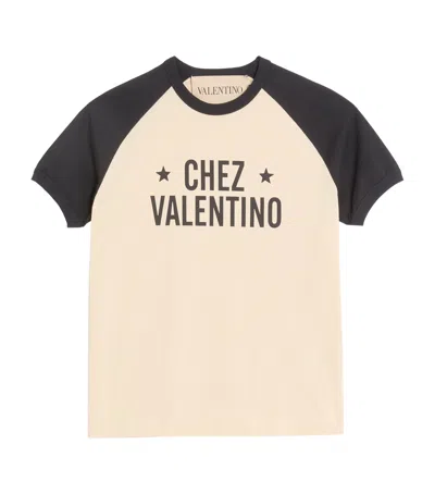 Valentino Men's T-shirt Chez In Neutral