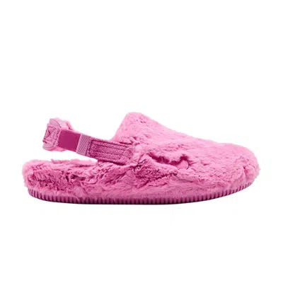 Pre-owned Nike Wmns Calm Mule Se 'playful Pink Fur'