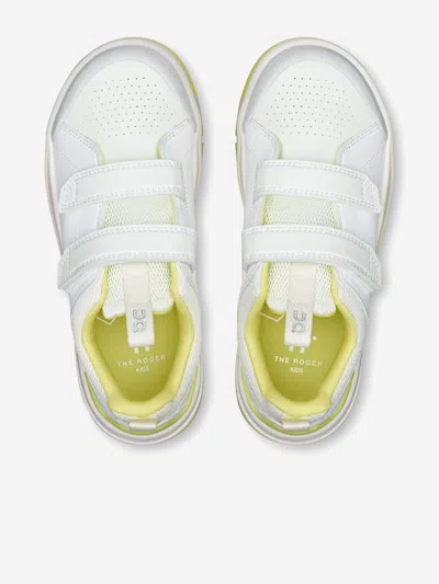 On Kids The Roger Trainers In White