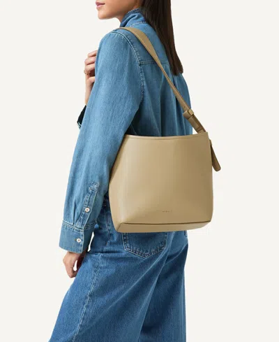 Radley London Radley Bathurst Mews Medium Ziptop Shoulder Bag In Stone