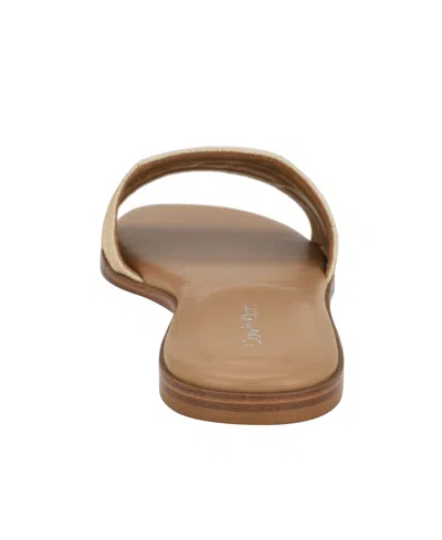 Calvin Klein Women's Kendell Logo Slide Sandals In Natural,cream