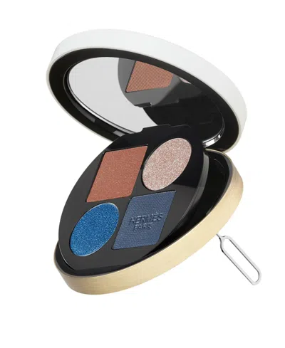 Hermes Ombres D' Powder Quartet For Eyes Refill In 04 Ombres Marines