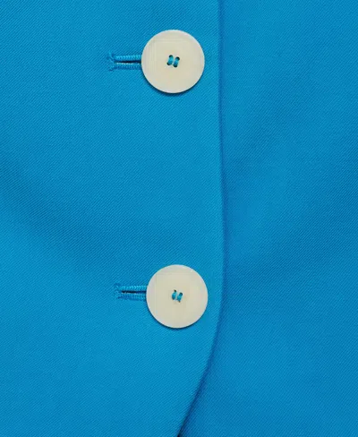 Mango Tempo Vest In Blue