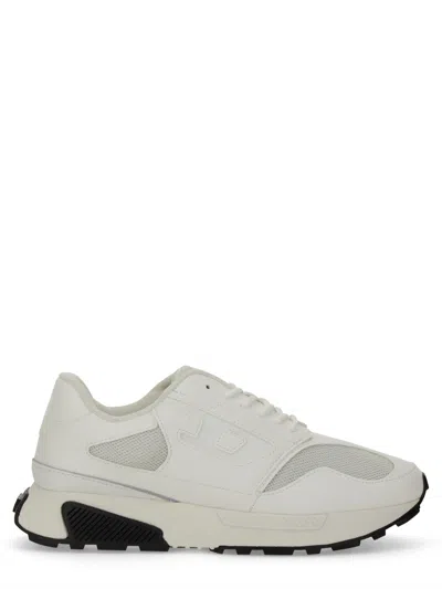 Diesel Runner S-tame-d Sneakers With Mesh Panels And Rubber Sole In Multi