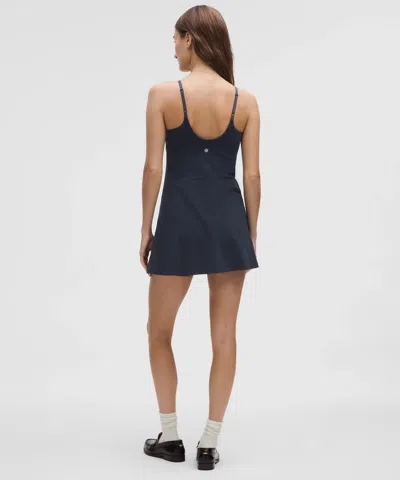 Lululemon Align High-neck Dress In True Navy In Black