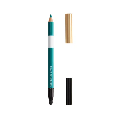 Hermes Trait D' Eye Color Pencil In 55 Vert Paon