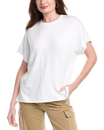 Splendid Duncan Terry Sweatshirt In White