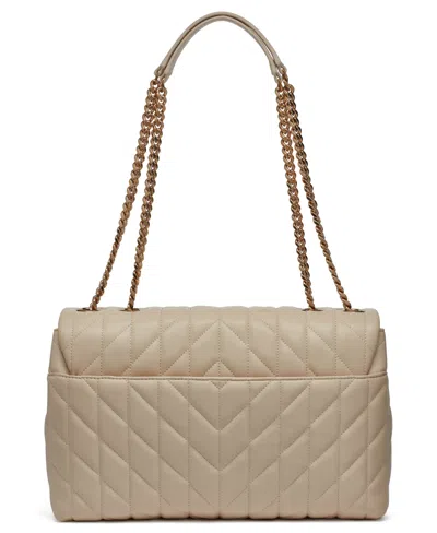 Karl Lagerfeld Lafayette Shoulder Bag In Brie