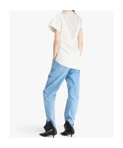 Jw Anderson J. W.anderson Asymmetric Draped Top In White