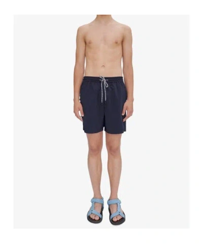 A.p.c. Drawstring Swimming Trunks In Navy Blue