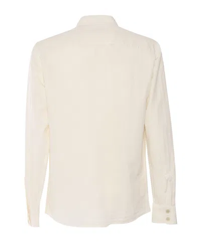 Aspesi Relaxed Fit Button-up Shirt With Two Chest Pockets In Neutral