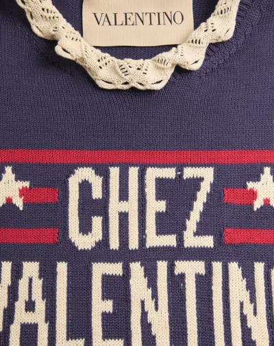 Valentino Women's Cotton Jersey | Size Small | 7b3kc67d9ke Color Bp3 In Multi