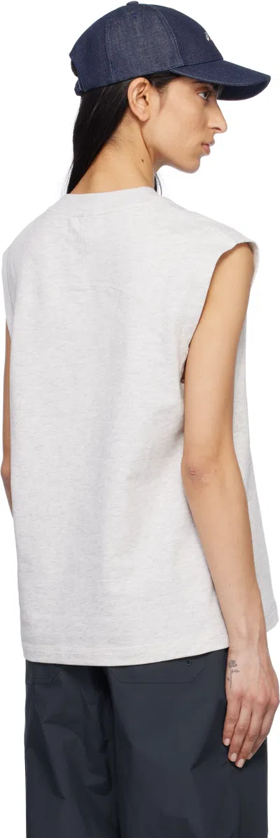 Apc Gray Asics Edition Sky Tank Top In Plb Heathered Light