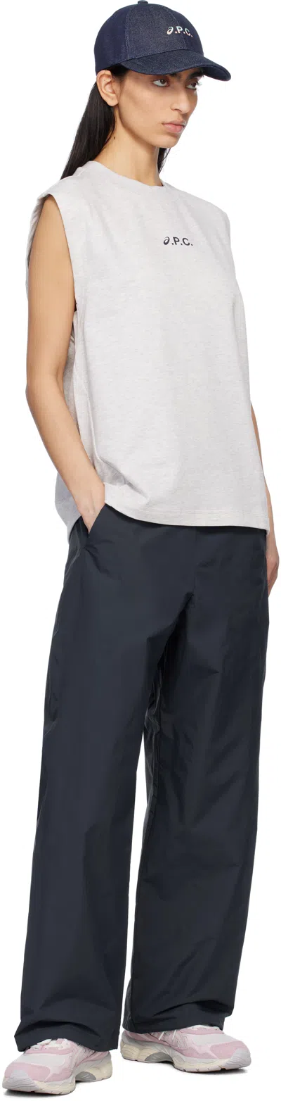 Apc Gray Asics Edition Sky Tank Top In Plb Heathered Light