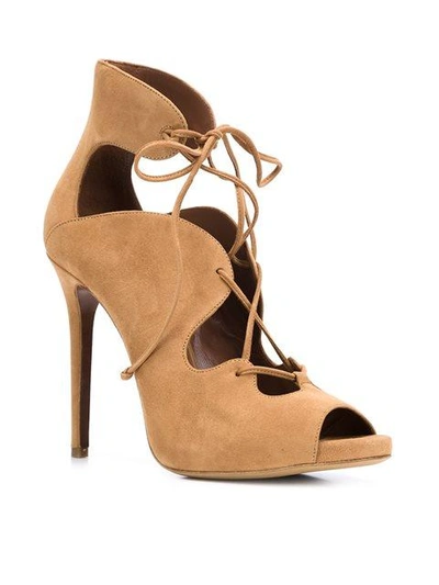 Shop Tabitha Simmons 'reed' Sandals - Neutrals