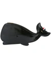 THOM BROWNE WHALE CLUTCH BLACK CALF LEATHER,FAC022A0000311618316