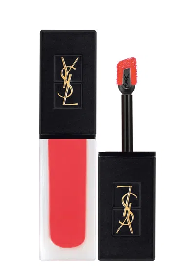 Saint Laurent Yves  Tatouage Couture Velvet Cream In 202 Coral Symbol
