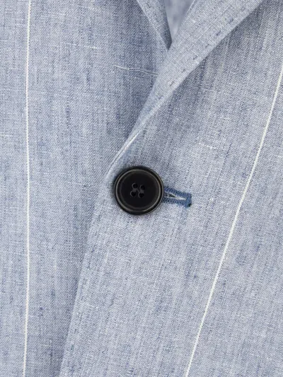 Colamarino Linen Blazer In Blue