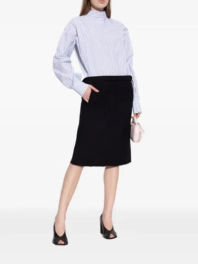 Mm6 Maison Margiela Mm6 By Maison Margiela Open-toe Slingback Sandals With Chunky Heel In Black