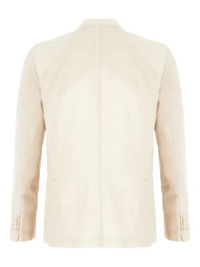 Colamarino Wool Blazer In Neutrals