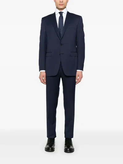 Canali Wool Suit In Blue