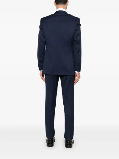 Canali Wool Suit In Blue