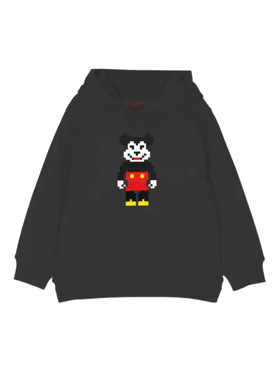 Mostly Heard Rarely Seen 8-bit Mini Mouse Bear Hoodie In Grey