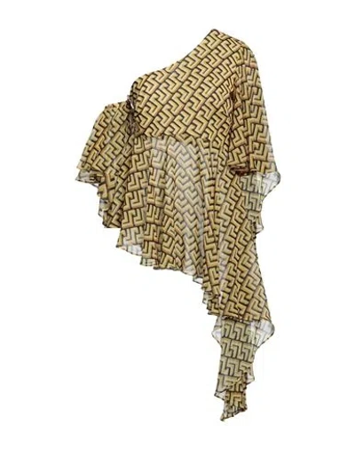 W Les Femmes By Babylon Woman Top Sand Size 10 Polyamide In Beige