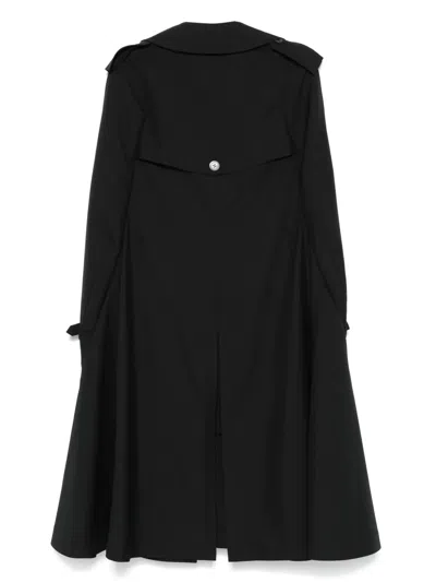 Junya Watanabe Panelled Cape In Black
