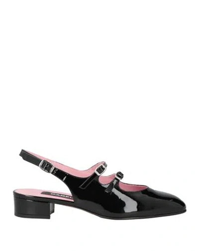 Carel Paris Peche Pumps - Leather - Black In Black