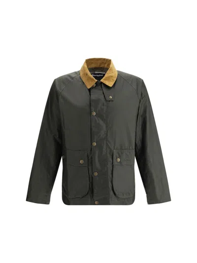 Barbour Modern Bedale Wax Men's Jacket In Green