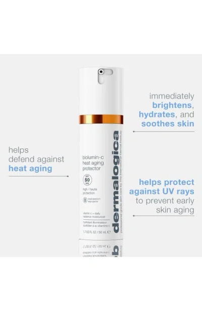 Dermalogica Biolumin-c Heat Aging Protector Spf50 With Vitamin C 1.7 oz / 50 ml In No Color