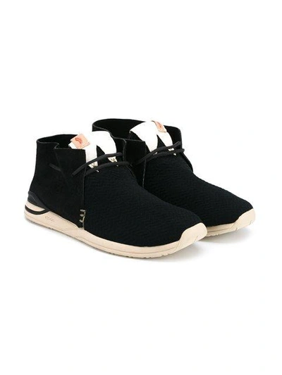 Shop Visvim 'huron Mesh' Moccasin-style Sneakers - Black