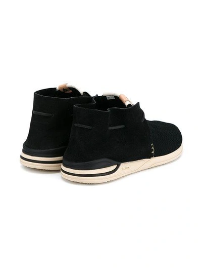 Shop Visvim 'huron Mesh' Moccasin-style Sneakers - Black
