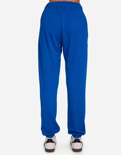 Lauren Moshi Chantria Color Pinwheel Stars Sweatpant In Vibrant Blue
