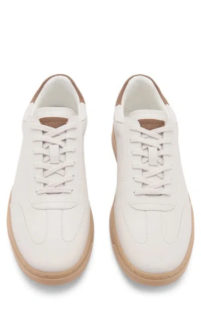 Mango Contrast Panel Sneaker In White
