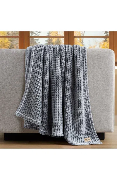 Ugg(r) Luna Knit Throw Blanket In Chambray