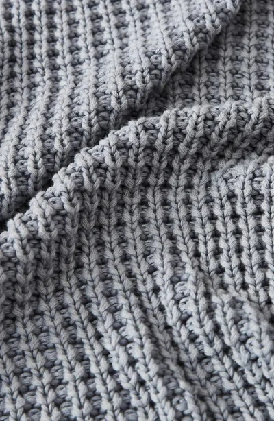 Ugg(r) Luna Knit Throw Blanket In Chambray