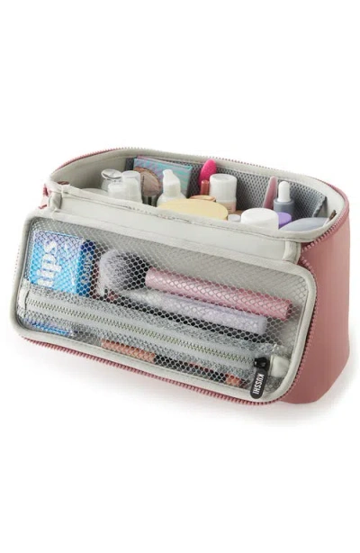 Kusshi Large Neoprene Train Case In Mauve/stone-large