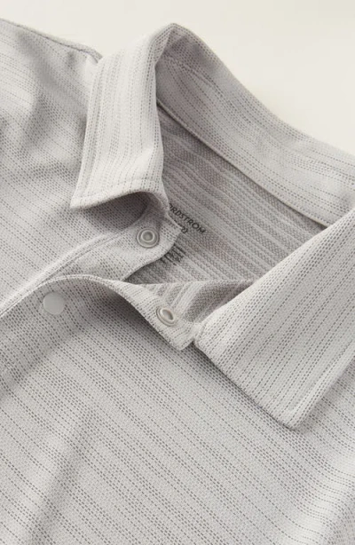 Nordstrom Kids' Performance Polo In Grey Shade